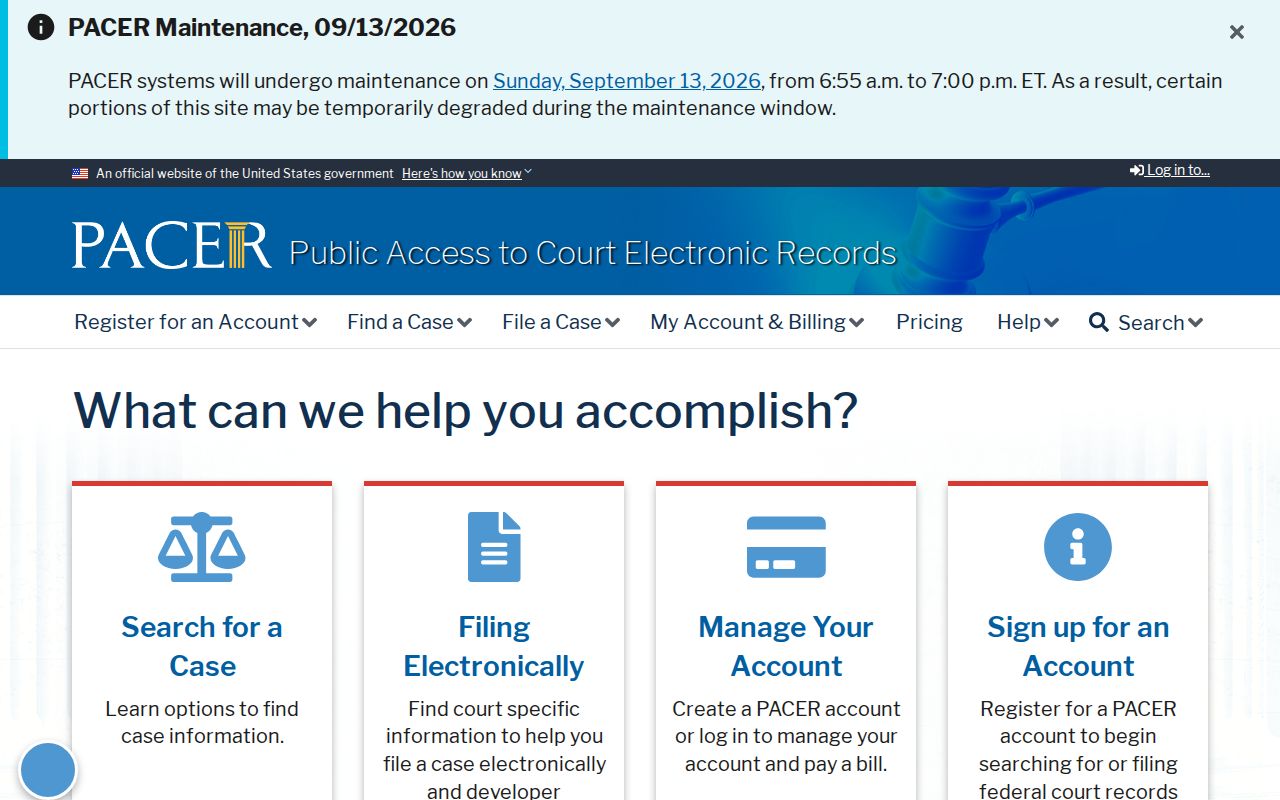 Ascension Parish federal arrest warrant case access interface